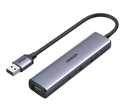 Hub USB UGREEN CM473 Adapter Hub USB do 4x USB 3.0 1 x USB-C 6957303828050